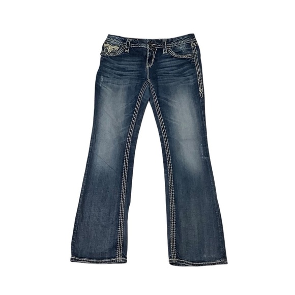 Rock Revival Ella Easy Boot Jeans Sz 28 - Picture 1 of 14